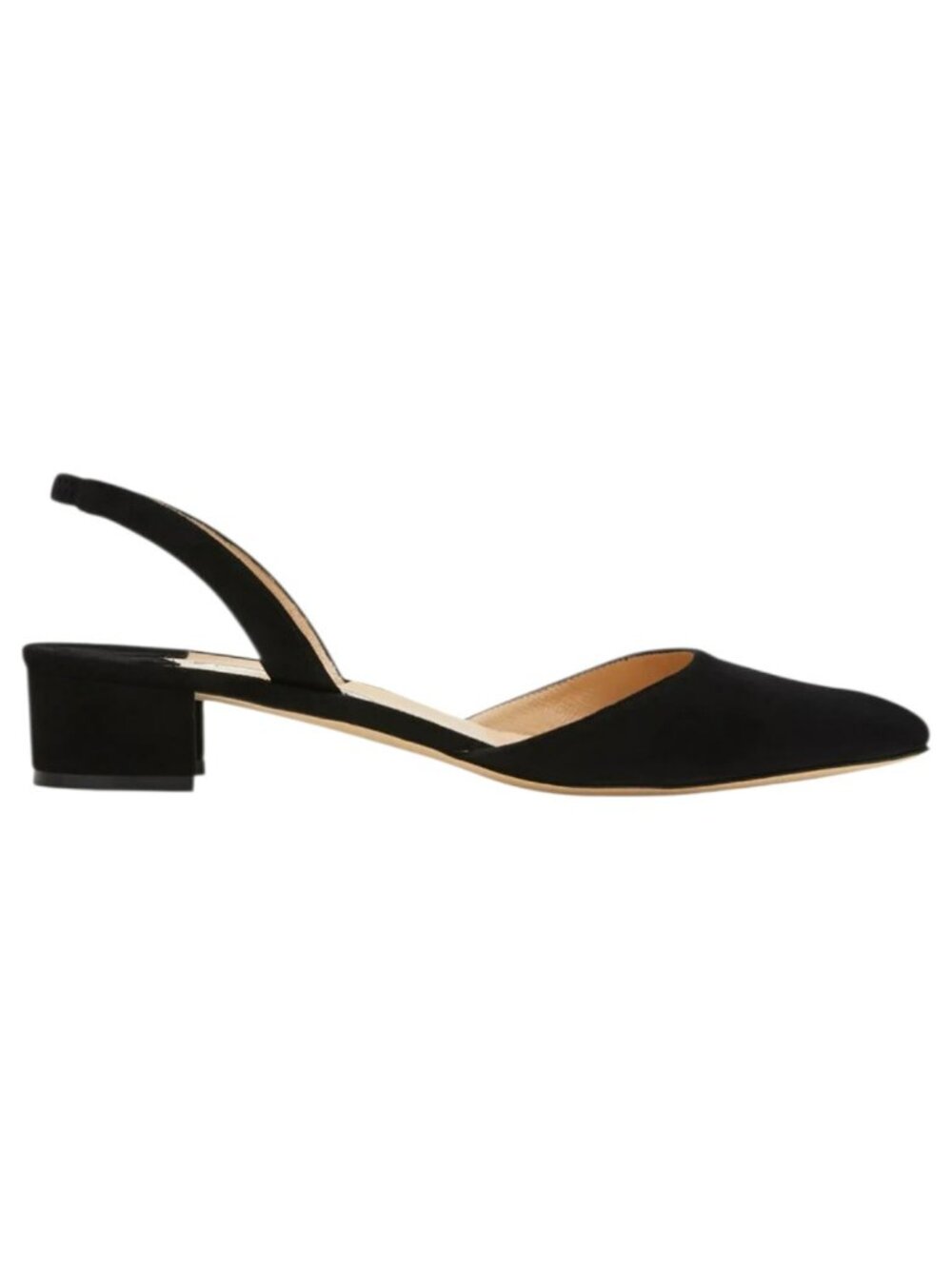 Manolo Blahnik Aspro Black Suede Slingbacks, New in Box, Size 38.5